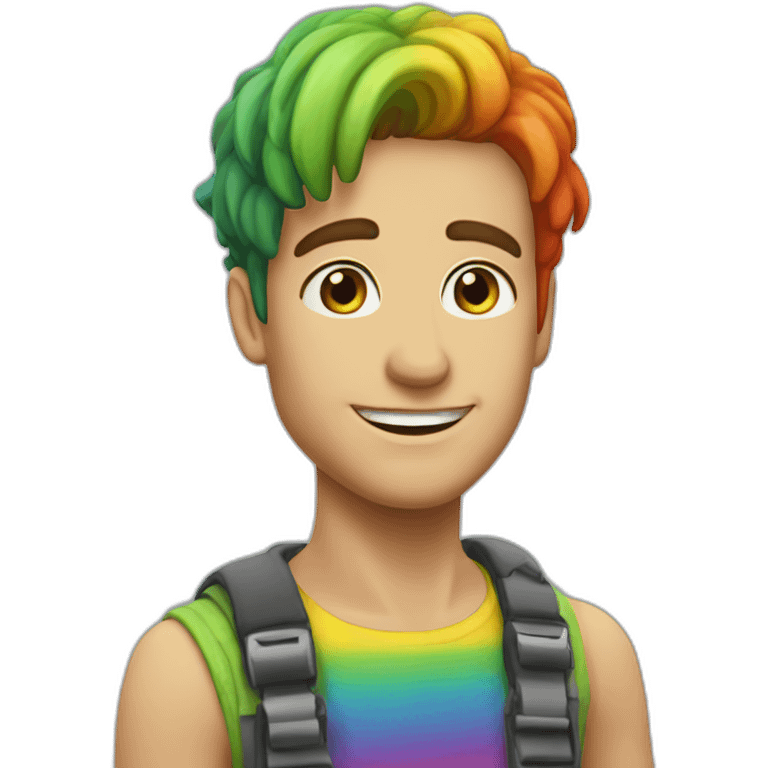 rainbow-born-man emoji