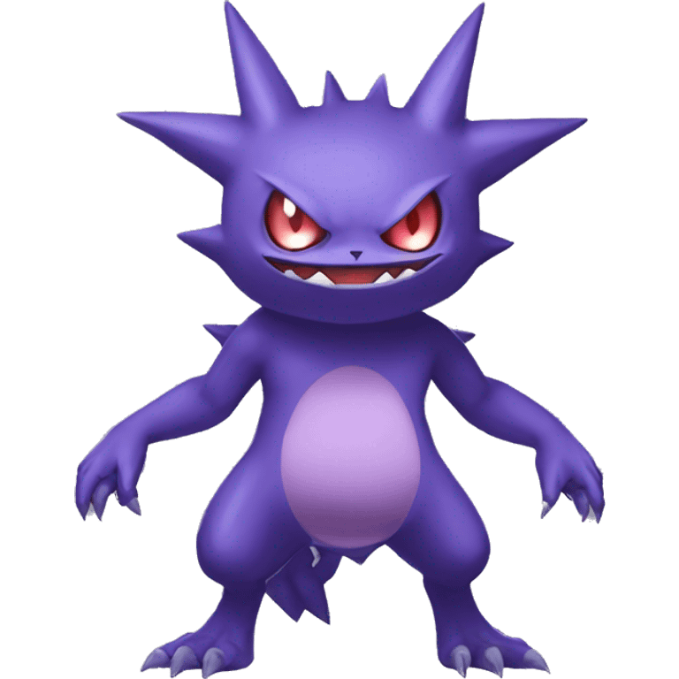  Gengar-Sableye-Genesect-Gliscor-Noibat-Fakemon Full body emoji