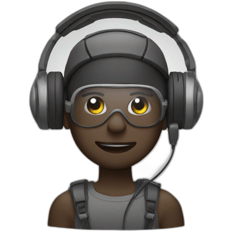 mzn with headset emoji