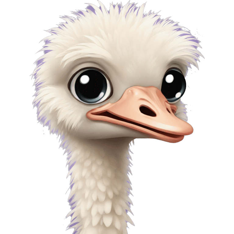 baby ostrich emoji