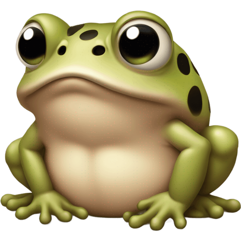 a desperate toad emoji