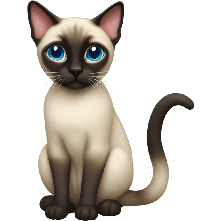 Siamese cat christmas  emoji