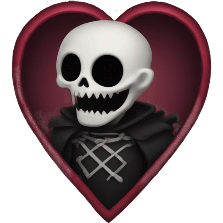 gothic heart emoji