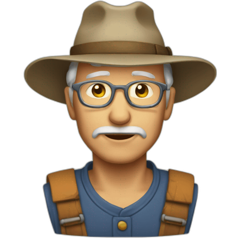 Old man Farm emoji