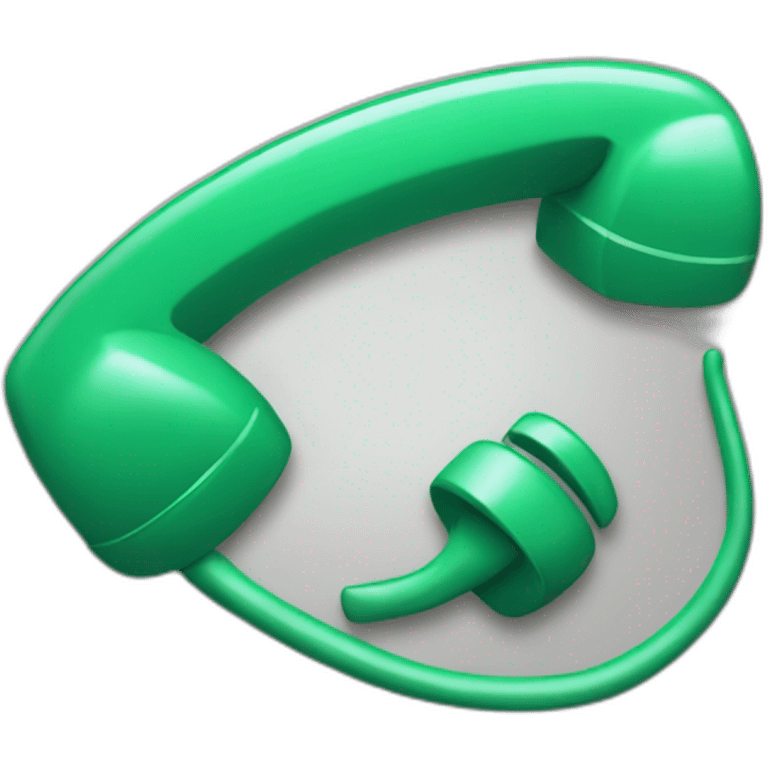 telephone receiver emoji