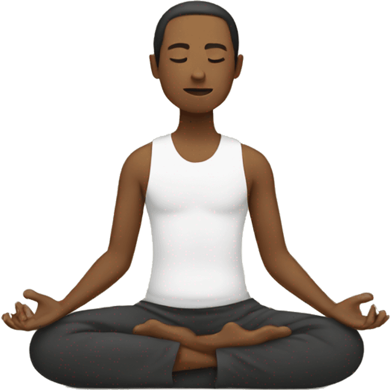 Meditation emoji