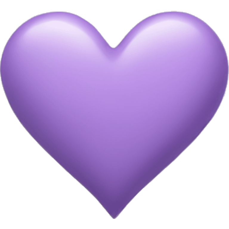 Pastel purple heart emoji