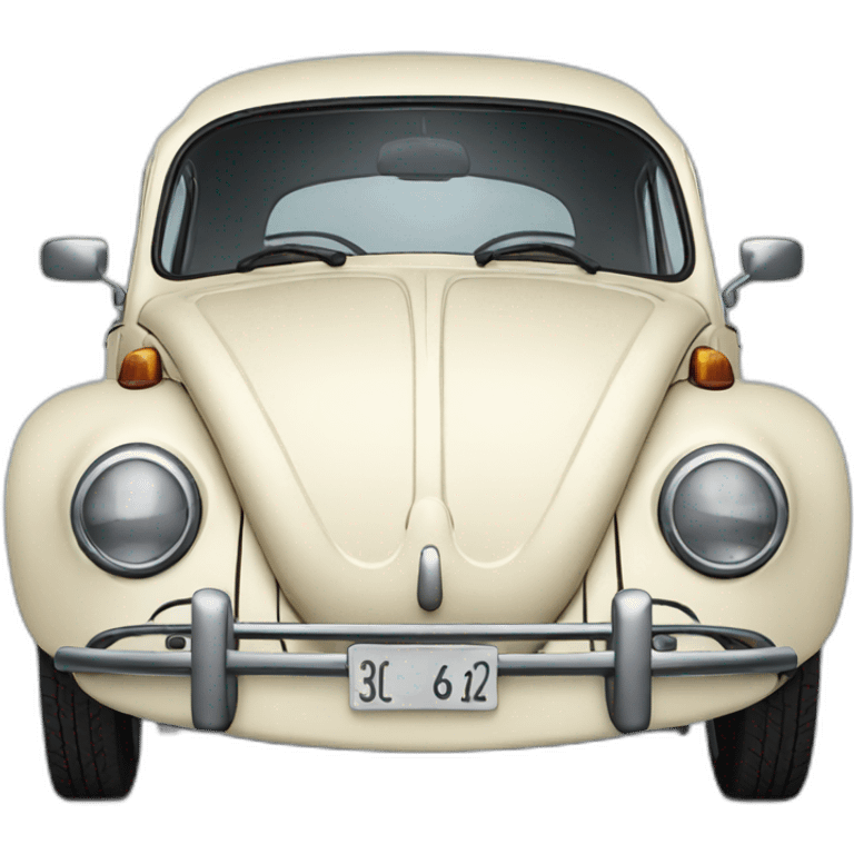 Front VW Beetle emoji