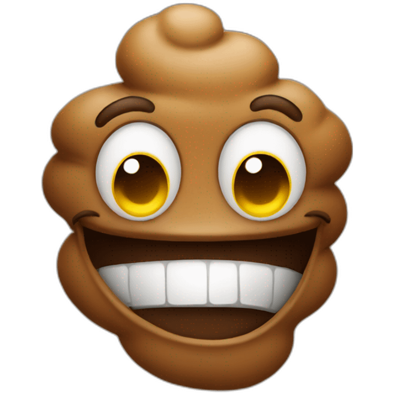 poop smiling emoji