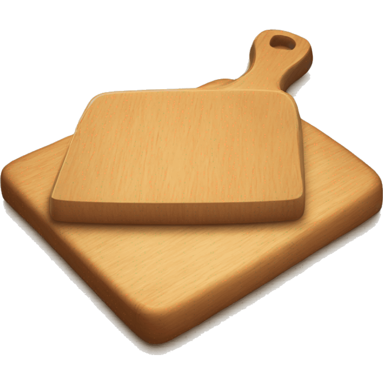 Wooden chopping board  emoji