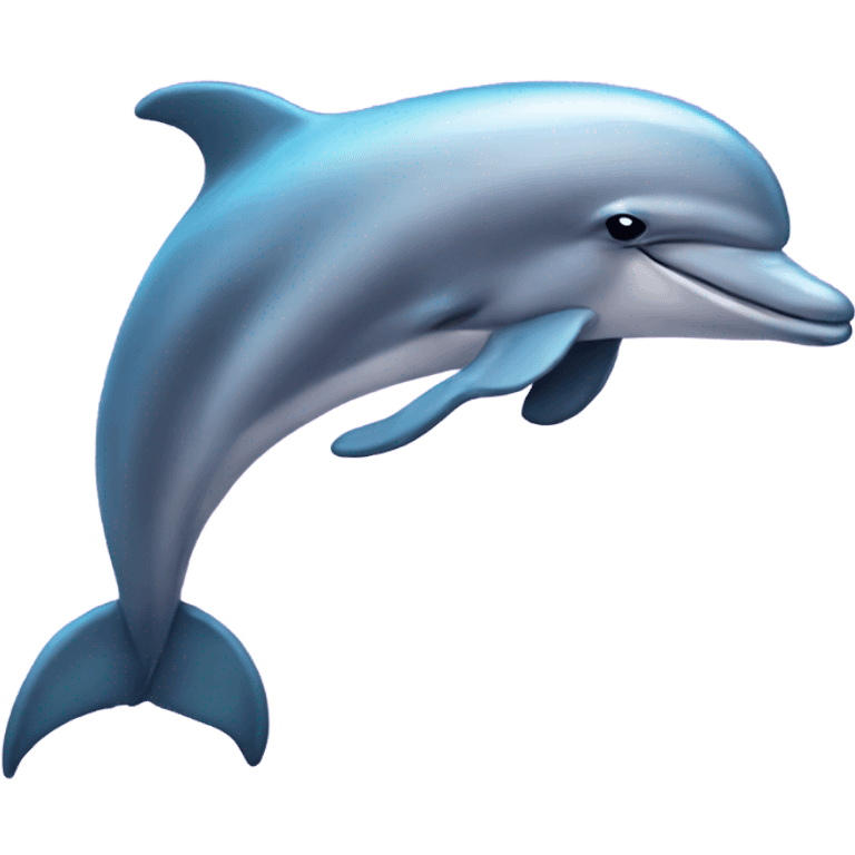 Dolphin with long nails emoji