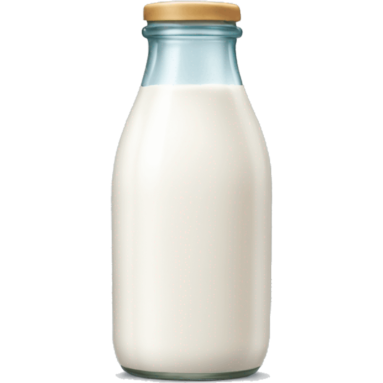 Milk in bottle emoji