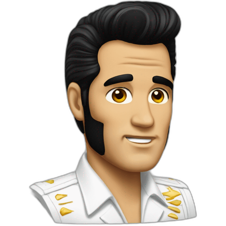 elvis pressley sideburns emoji