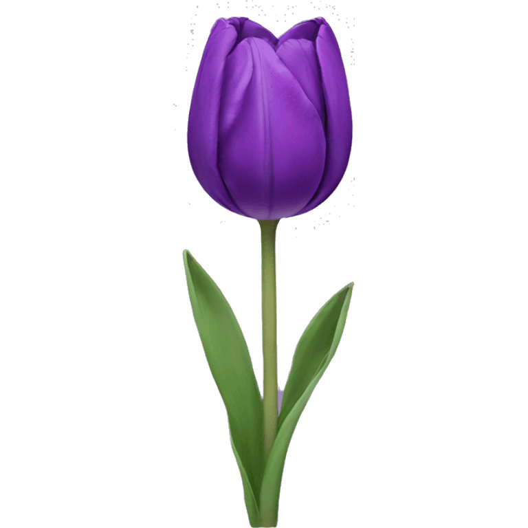 Purple tulip  emoji