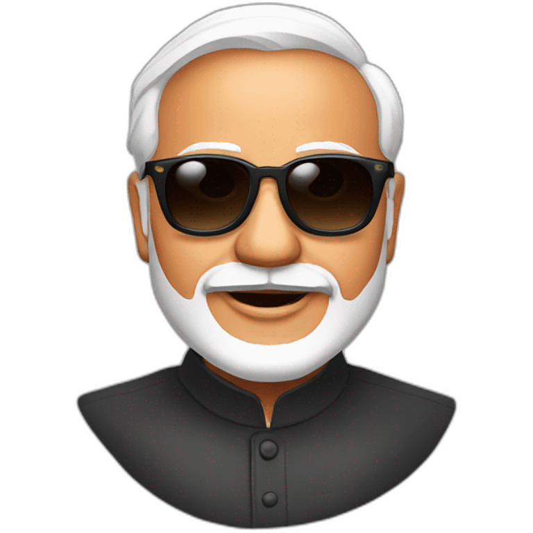 Narendra modi wearing sunglasses emoji