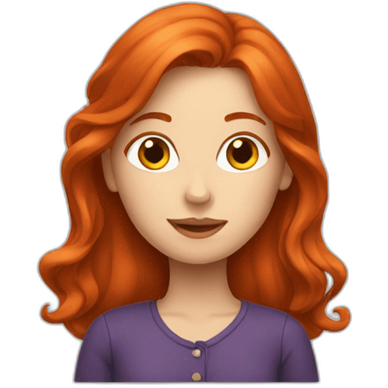 Redhead girl emoji