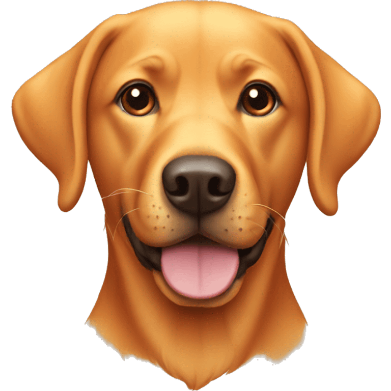 Orange Labrador emoji