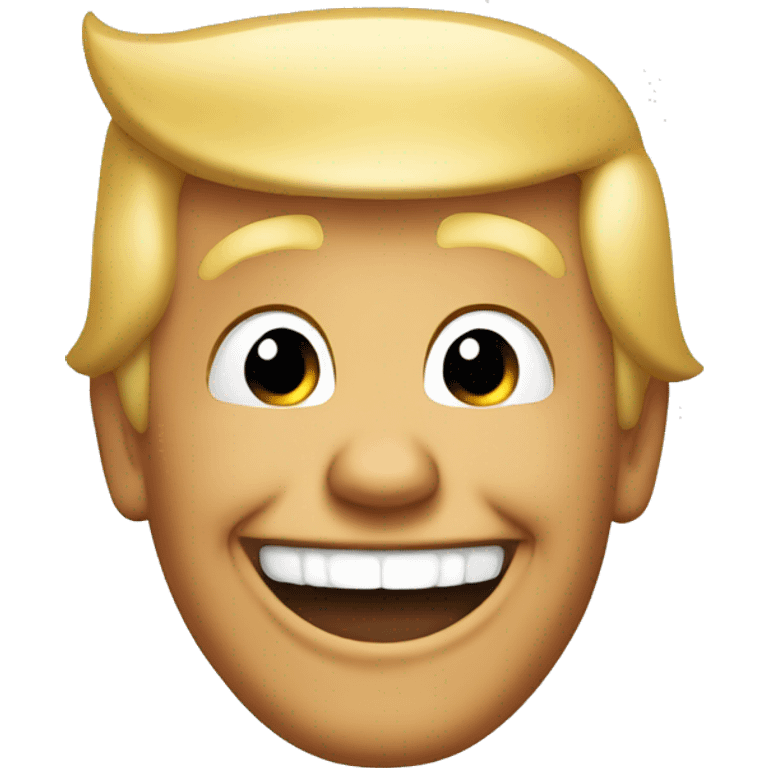 Donald trump laughing emoji