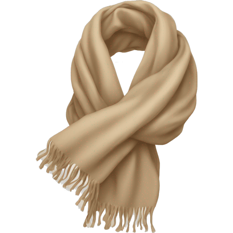 Beige scarf emoji