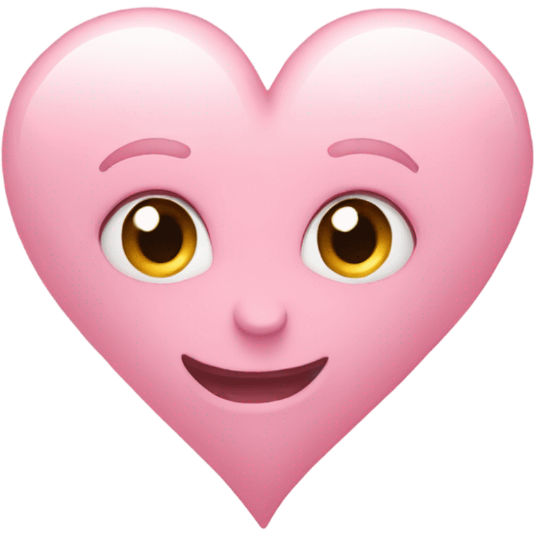 Light pink heart emoji