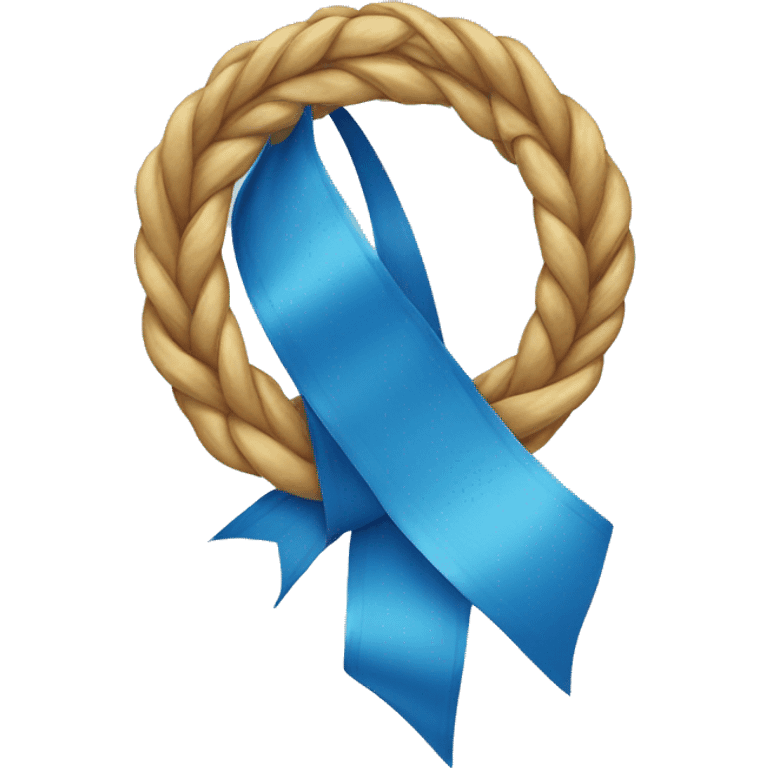 Blue ribbon  emoji