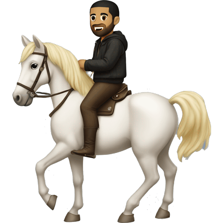 Drake on a horse emoji