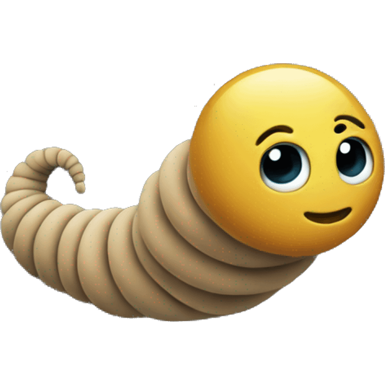 Worm in outer space  emoji