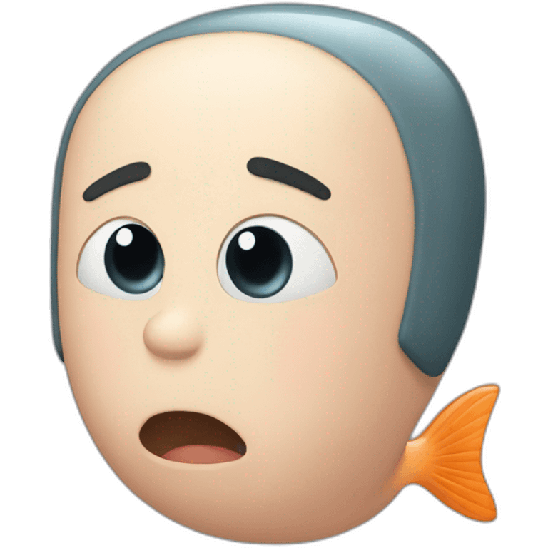 Poisson qui pleure emoji