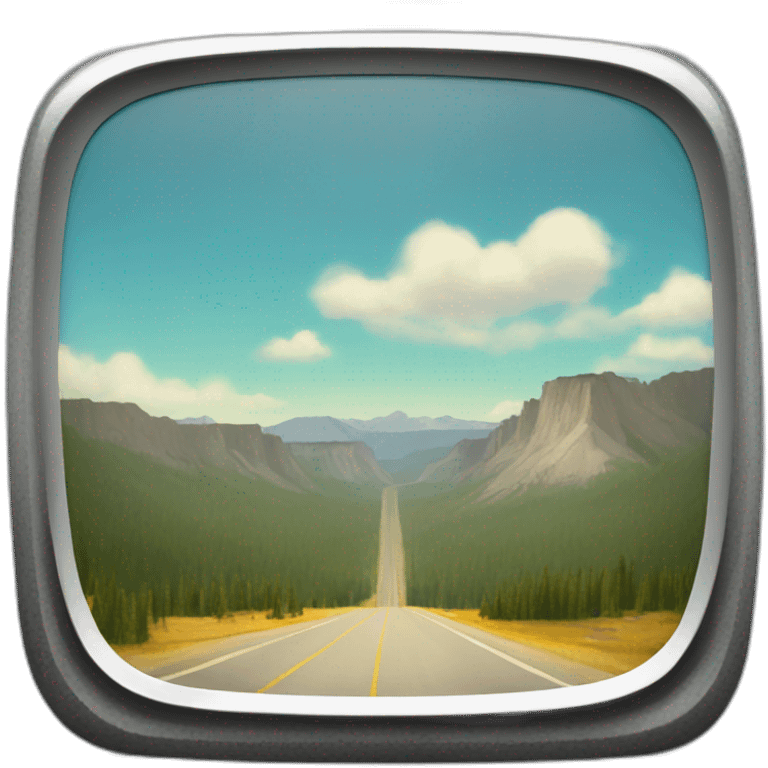 Yellowstone road trip emoji