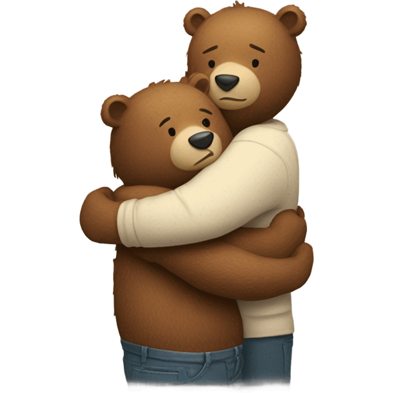 Bear hug emoji