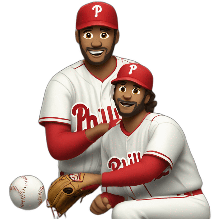 Baseball team phillies  emoji