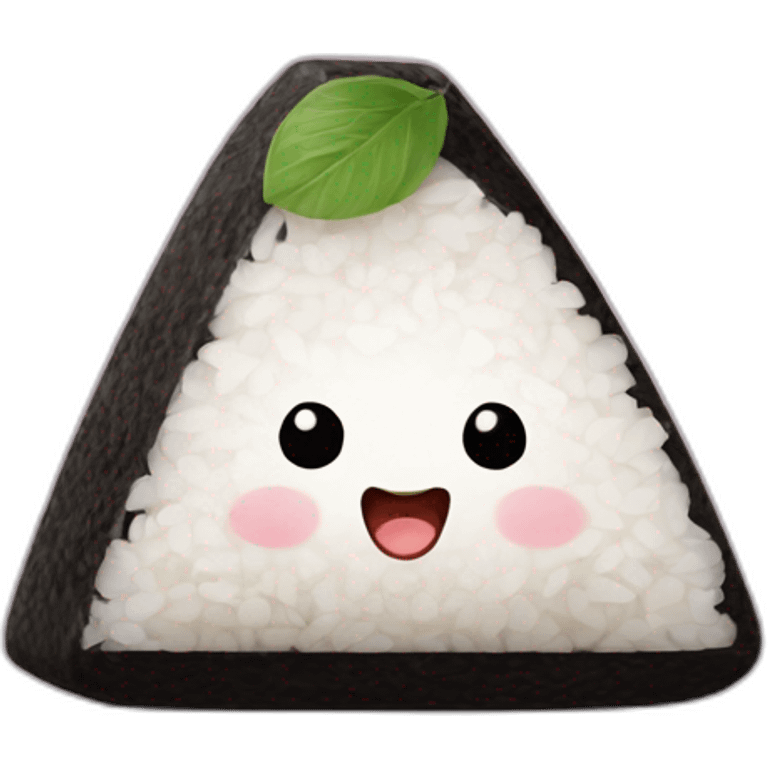 Onigiri kawai emoji