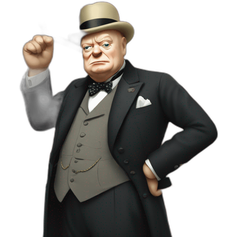 winston churchill pointing right emoji