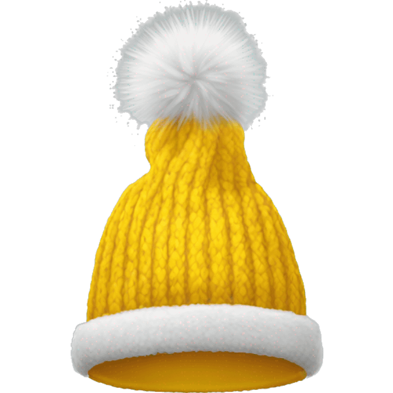 yellow winter hat emoji