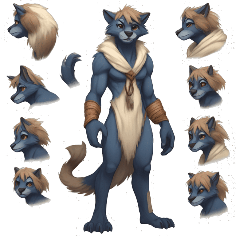  anthro vernid full body furry by LiLaiRa emoji