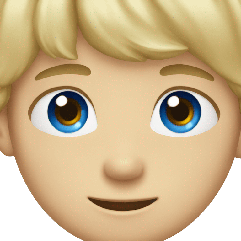 blond haired blue eyed boy emoji