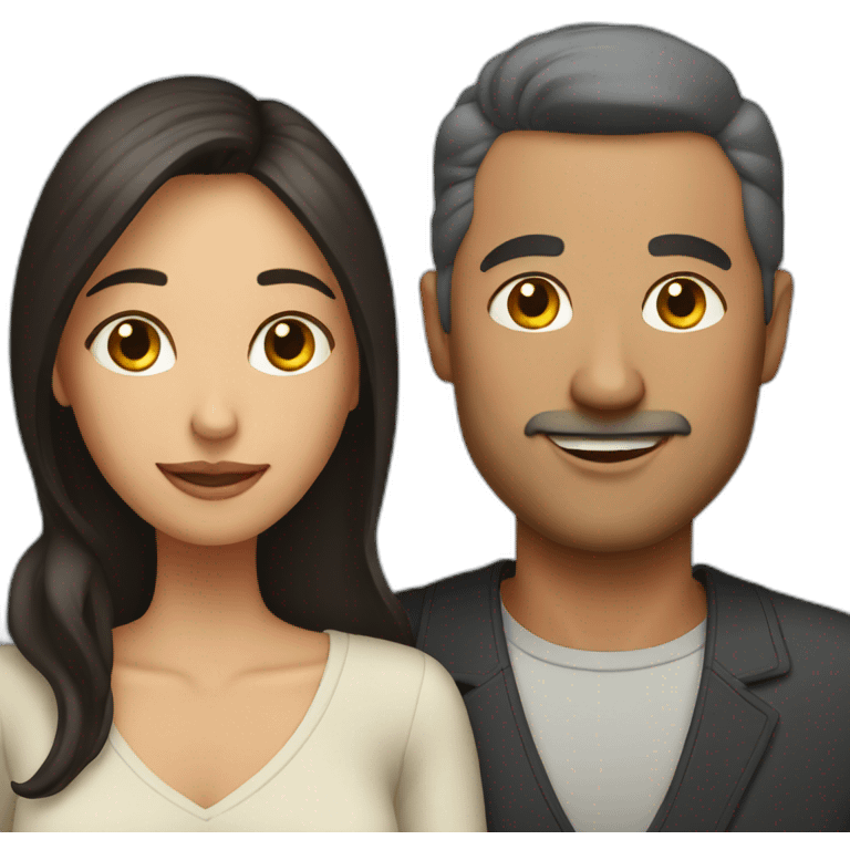 man with wife emoji