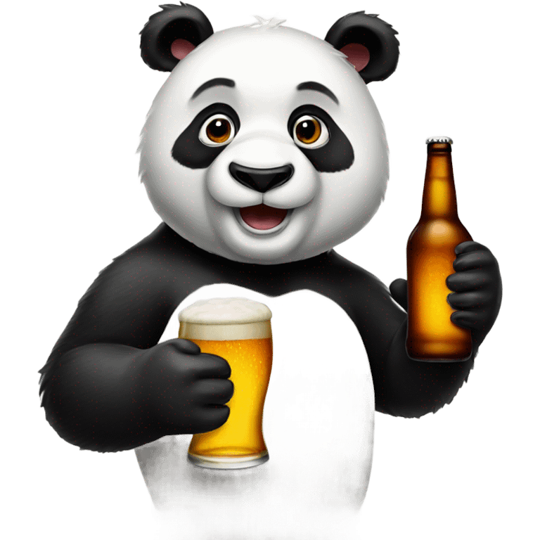 Panda beer emoji