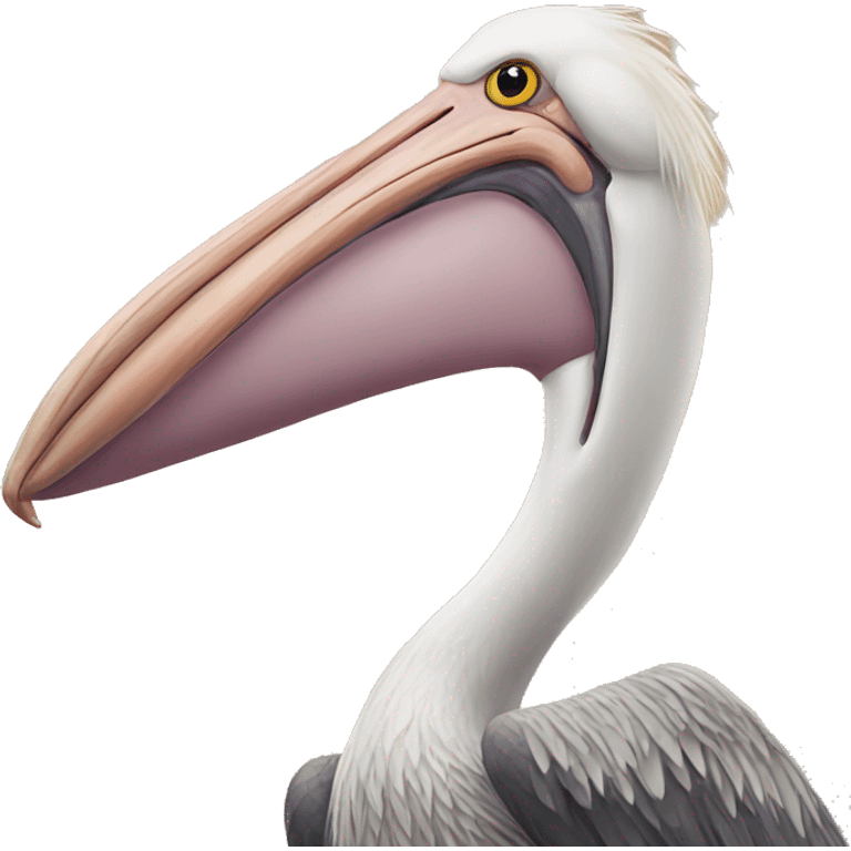 pelican with a moustache  emoji