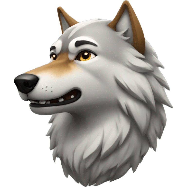 alpha wolf  emoji