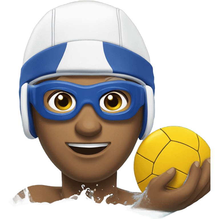 swimmer playing waterpolo emoji