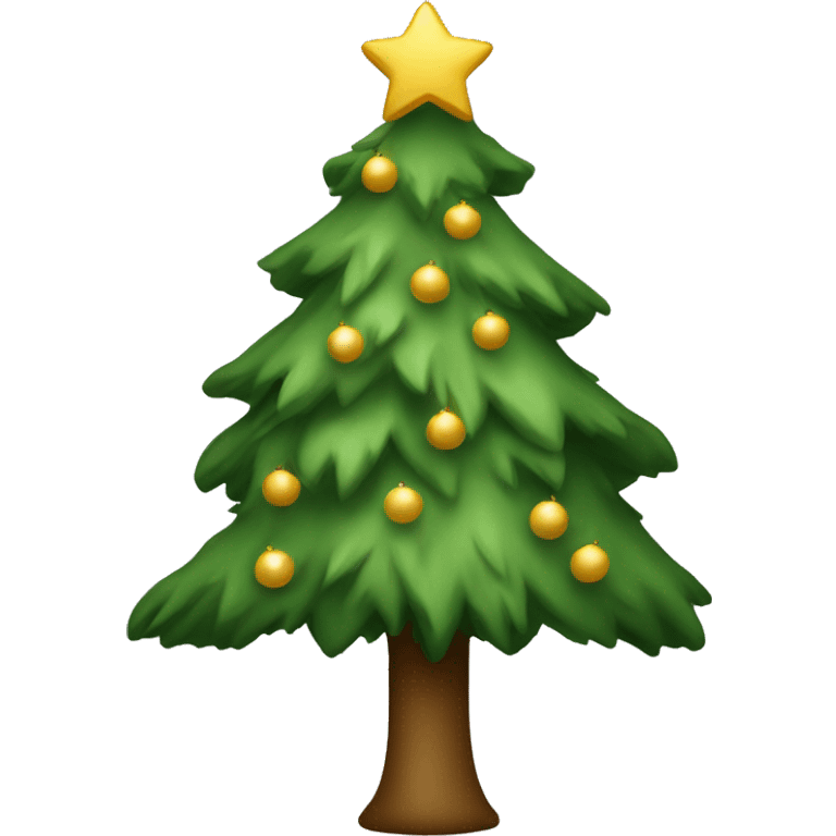 Neutral Christmas tree emoji