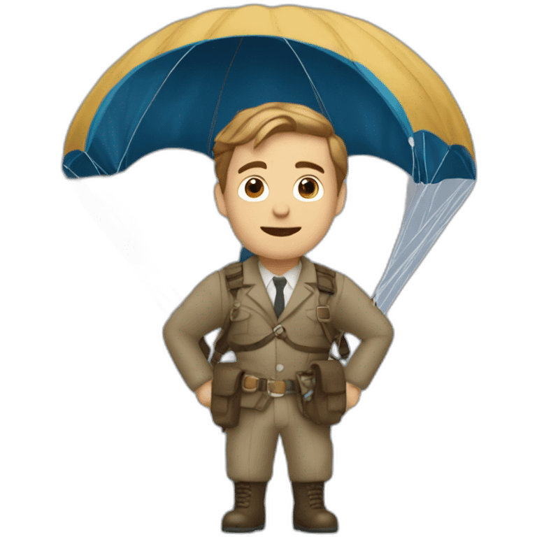 Jack Dawson with a parachute emoji