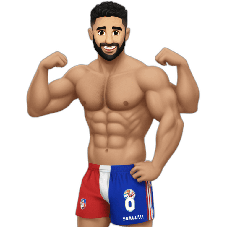 Nabil fekir tend son maillot au public avec ses mains emoji