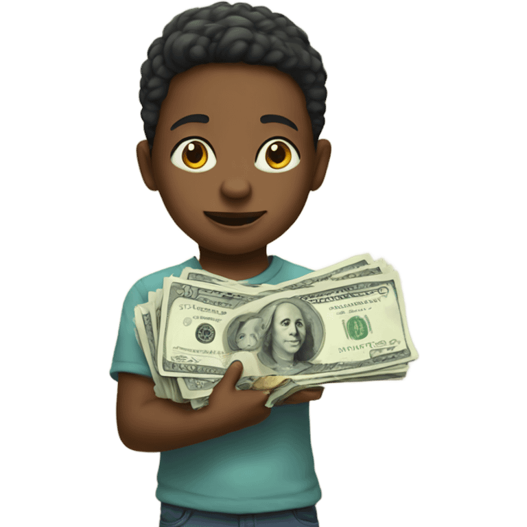 Child With Money in Hand  emoji