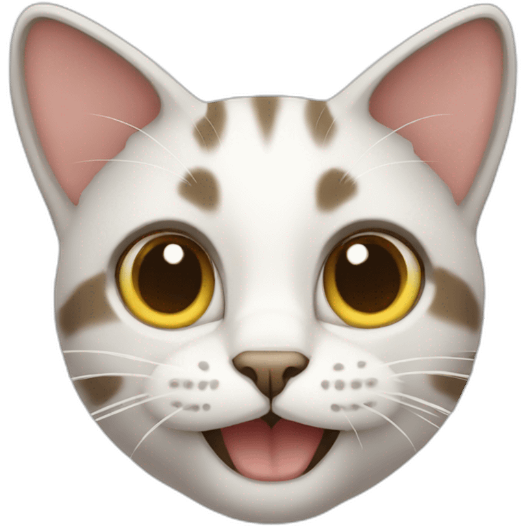 Cat-happy emoji