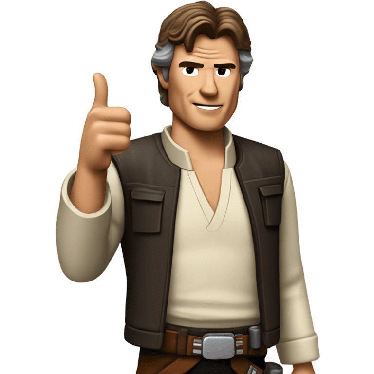 Han Solo with a thumbs up emoji