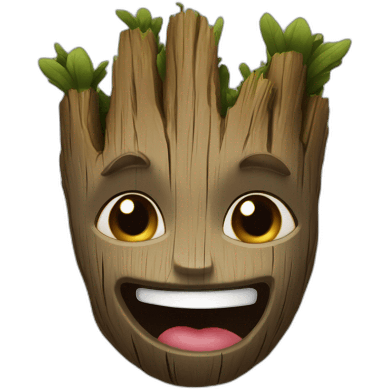 groot envoie un bisou emoji