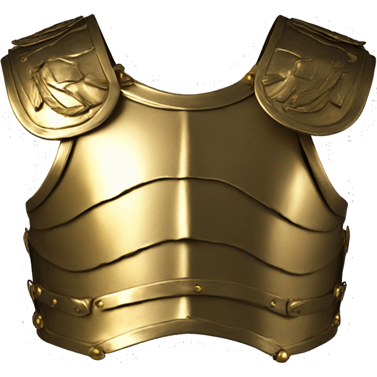 roman gladiator breastplate gold emoji