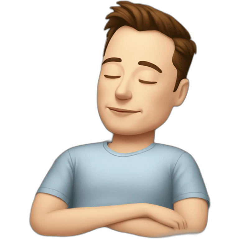 Elon musk sleeping emoji